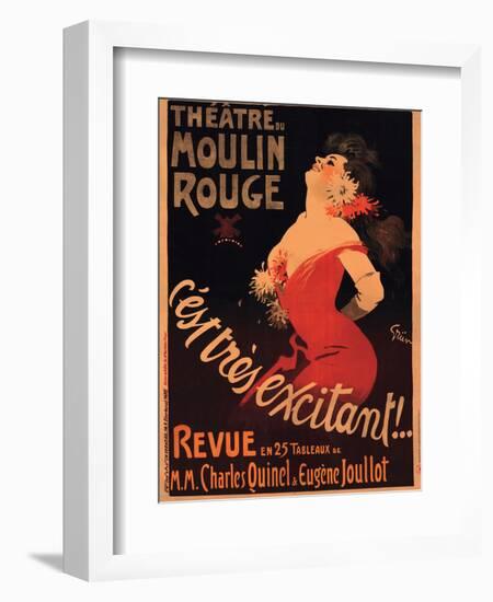 1911 Moulin Rouge C’est Très Excitant-Jules-Alexandre Grün-Framed Premium Giclee Print