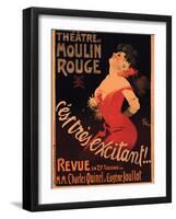 1911 Moulin Rouge C’est Très Excitant-Jules-Alexandre Grün-Framed Premium Giclee Print