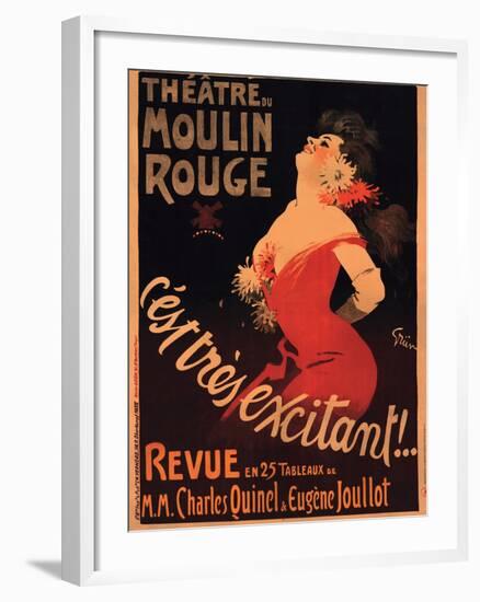 1911 Moulin Rouge C’est Très Excitant-Jules-Alexandre Grün-Framed Giclee Print