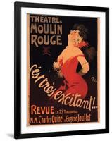 1911 Moulin Rouge C’est Très Excitant-Jules-Alexandre Grün-Framed Giclee Print