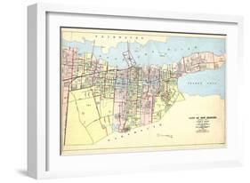 1911, New Bedford, Massachusetts, United States-null-Framed Giclee Print