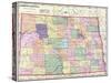 1911, North Dakota State Map, North Dakota, United States-null-Stretched Canvas