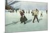 1912 Ice Hockey in Swiss-null-Mounted Premium Giclee Print