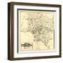 1912 LA Railway Map-N. Harbick-Framed Art Print