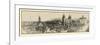 1912, Mormon Temple Grounds Salt Lake City Panorama Photo, Utah, United States-null-Framed Giclee Print
