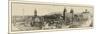 1912, Mormon Temple Grounds Salt Lake City Panorama Photo, Utah, United States-null-Mounted Giclee Print