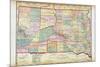 1912, South Dakota Map, South Dakota, United States-null-Mounted Giclee Print