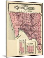 1912, Spring Lake Township, Ferrysburg, Oak Park, Sunny Side, Belle Point, Lloyds Bayou, Michigan-null-Mounted Giclee Print