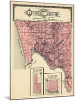 1912, Spring Lake Township, Ferrysburg, Oak Park, Sunny Side, Belle Point, Lloyds Bayou, Michigan-null-Mounted Giclee Print