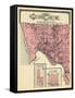 1912, Spring Lake Township, Ferrysburg, Oak Park, Sunny Side, Belle Point, Lloyds Bayou, Michigan-null-Framed Stretched Canvas