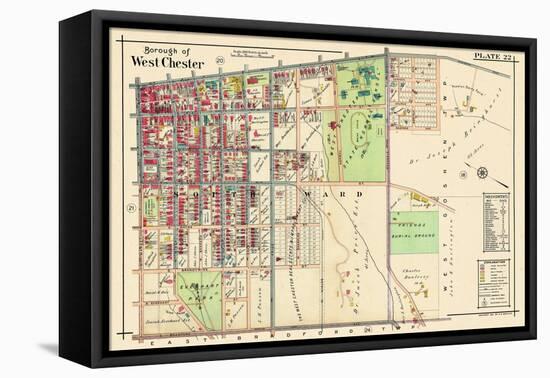 1912, West Chester Borough 2, Pennsylvania, United States-null-Framed Stretched Canvas