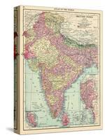 1913, Afganistan, Bhutan, India, Nepal, Sri Lanka, Asia, British India-null-Stretched Canvas