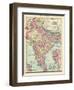 1913, Afganistan, Bhutan, India, Nepal, Sri Lanka, Asia, British India-null-Framed Giclee Print