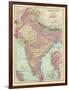 1913, Afganistan, Bhutan, India, Nepal, Sri Lanka, Asia, British India-null-Framed Giclee Print