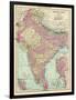 1913, Afganistan, Bhutan, India, Nepal, Sri Lanka, Asia, British India-null-Framed Giclee Print