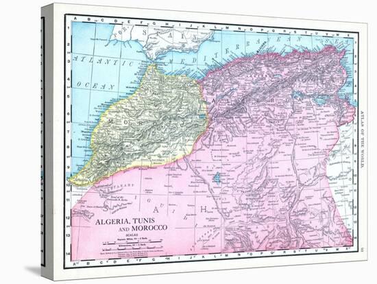 1913, Algeria, Morocco, Africa, Algeria, Tunis and Morocco-null-Stretched Canvas