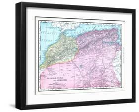 1913, Algeria, Morocco, Africa, Algeria, Tunis and Morocco-null-Framed Giclee Print