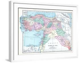 1913, Armenia, Cyprus, Russia, Turkey, Israel, Jordania, Lebanon, Syria, Asia, Holy Land, Arabia-null-Framed Giclee Print