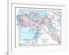 1913, Armenia, Cyprus, Russia, Turkey, Israel, Jordania, Lebanon, Syria, Asia, Holy Land, Arabia-null-Framed Giclee Print