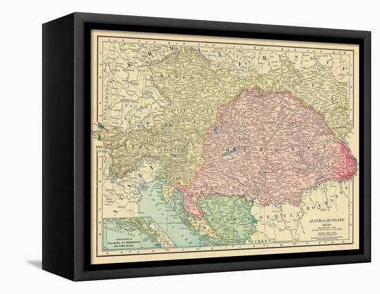 1913, Austria, Bosnia & Herzegovina, Croatia, Germany, Hungary, Italy, Slovakia, Europe-null-Framed Stretched Canvas