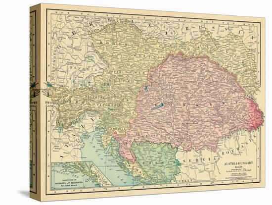 1913, Austria, Bosnia & Herzegovina, Croatia, Germany, Hungary, Italy, Slovakia, Europe-null-Stretched Canvas