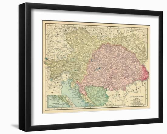 1913, Austria, Bosnia & Herzegovina, Croatia, Germany, Hungary, Italy, Slovakia, Europe-null-Framed Giclee Print