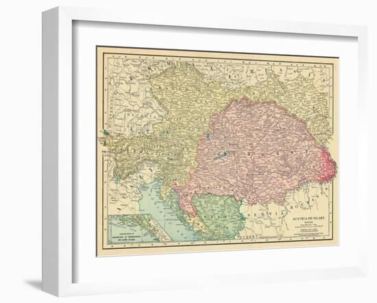 1913, Austria, Bosnia & Herzegovina, Croatia, Germany, Hungary, Italy, Slovakia, Europe-null-Framed Giclee Print