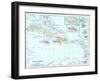 1913, Bahamas, The, Cuba, Dominican Republic, Jamaica, Puerto Rico, Central America, West Indies-null-Framed Giclee Print