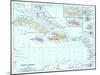 1913, Bahamas, The, Cuba, Dominican Republic, Jamaica, Puerto Rico, Central America, West Indies-null-Mounted Giclee Print