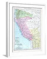 1913, Bolivia, Brazil, Ecuador, Peru, South America, Ecuador, Peru and Bolivia-null-Framed Giclee Print