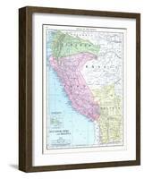 1913, Bolivia, Brazil, Ecuador, Peru, South America, Ecuador, Peru and Bolivia-null-Framed Giclee Print