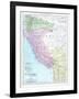 1913, Bolivia, Brazil, Ecuador, Peru, South America, Ecuador, Peru and Bolivia-null-Framed Giclee Print