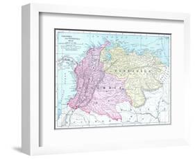 1913, Brazil, Columbia, Ecuador, Venezuela, South America-null-Framed Giclee Print