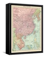 1913, Cambodia, China, Laos, Mongolia, North Korea, Philippines, South Korea, Taiwan, Vietnam, Asia-null-Framed Stretched Canvas