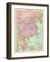 1913, Cambodia, China, Laos, Mongolia, North Korea, Philippines, South Korea, Taiwan, Vietnam, Asia-null-Framed Giclee Print