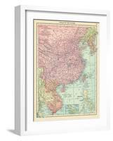 1913, Cambodia, China, Laos, Mongolia, North Korea, Philippines, South Korea, Taiwan, Vietnam, Asia-null-Framed Giclee Print