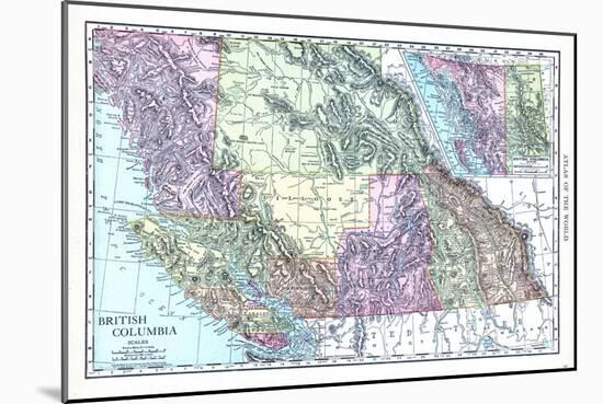 1913, Canada, British Columbia, North America-null-Mounted Giclee Print