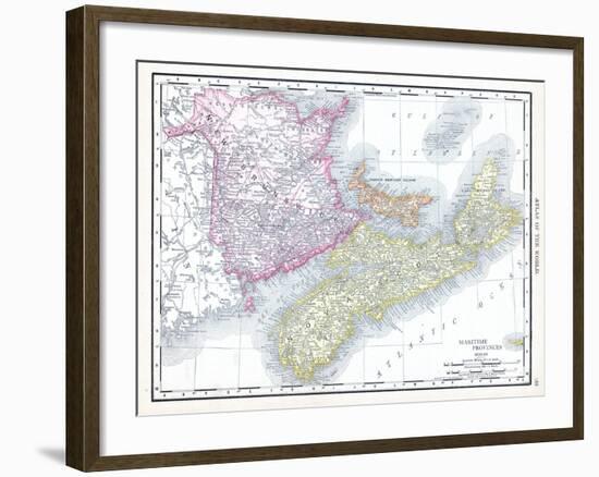 1913, Canada, New Brunswick, Nova Scotia, Prince Edward Island, North America, Maritime Provinces-null-Framed Giclee Print