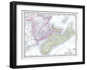 1913, Canada, New Brunswick, Nova Scotia, Prince Edward Island, North America, Maritime Provinces-null-Framed Giclee Print