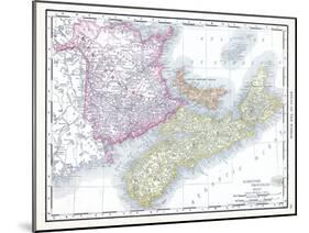 1913, Canada, New Brunswick, Nova Scotia, Prince Edward Island, North America, Maritime Provinces-null-Mounted Giclee Print