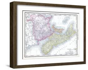 1913, Canada, New Brunswick, Nova Scotia, Prince Edward Island, North America, Maritime Provinces-null-Framed Premium Giclee Print