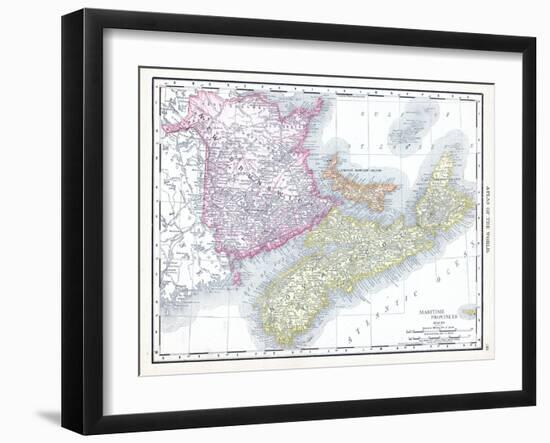 1913, Canada, New Brunswick, Nova Scotia, Prince Edward Island, North America, Maritime Provinces-null-Framed Premium Giclee Print