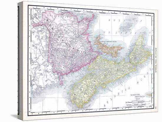 1913, Canada, New Brunswick, Nova Scotia, Prince Edward Island, North America, Maritime Provinces-null-Stretched Canvas