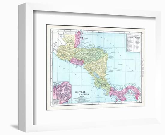 1913, Central America-null-Framed Giclee Print