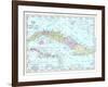 1913, Cuba, Dominican Republic, Jamaica, Puerto Rico, Central America-null-Framed Giclee Print