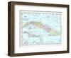 1913, Cuba, Dominican Republic, Jamaica, Puerto Rico, Central America-null-Framed Premium Giclee Print