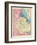 1913, Ethiopia, Africa, Abyssinia and Surrounding Countries-null-Framed Premium Giclee Print