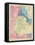 1913, Ethiopia, Africa, Abyssinia and Surrounding Countries-null-Framed Stretched Canvas
