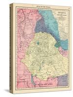 1913, Ethiopia, Africa, Abyssinia and Surrounding Countries-null-Stretched Canvas