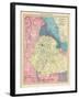 1913, Ethiopia, Africa, Abyssinia and Surrounding Countries-null-Framed Giclee Print